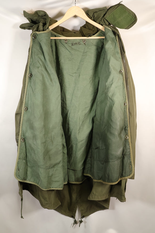 Year Mixed LARGE M65 Field Parka Set M51 with Liner Used B