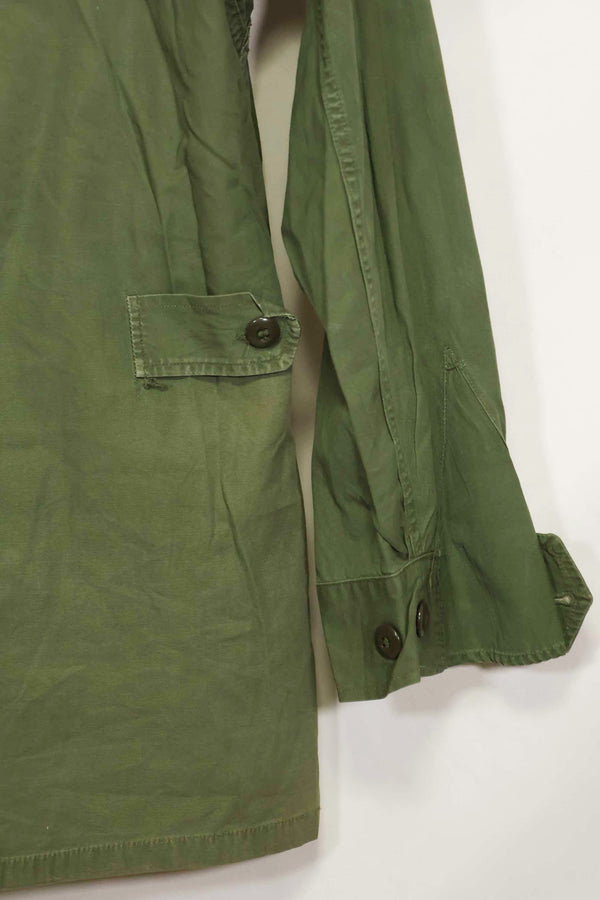 1963 Contract 1st Model Jungle Fatigue Jacket, no label, patch retrofitted, used.