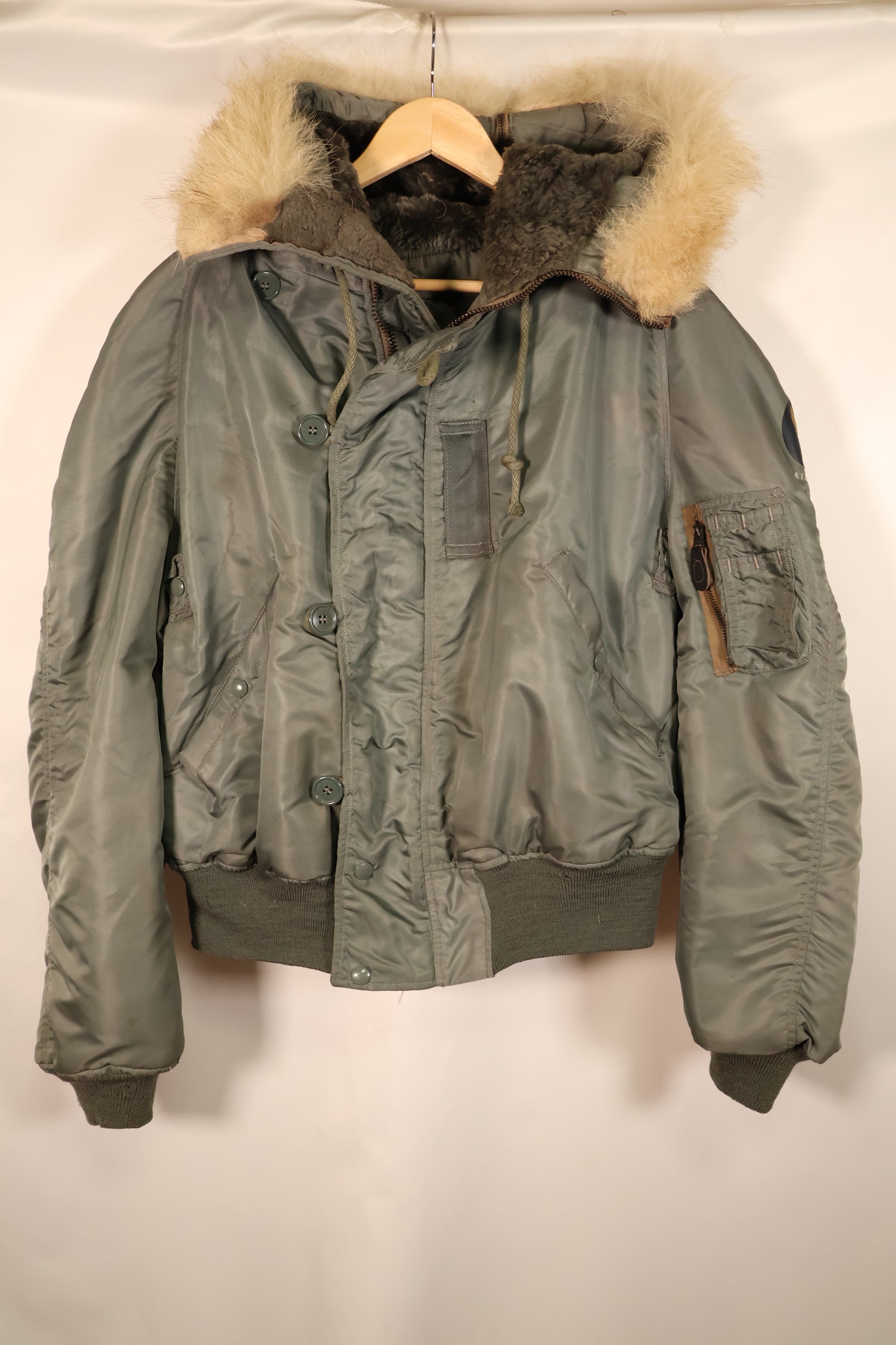 1950年代　EX-LARGE　アメリカ空軍　USAF　N2-B　フライトジャケット　状態良い　中古品