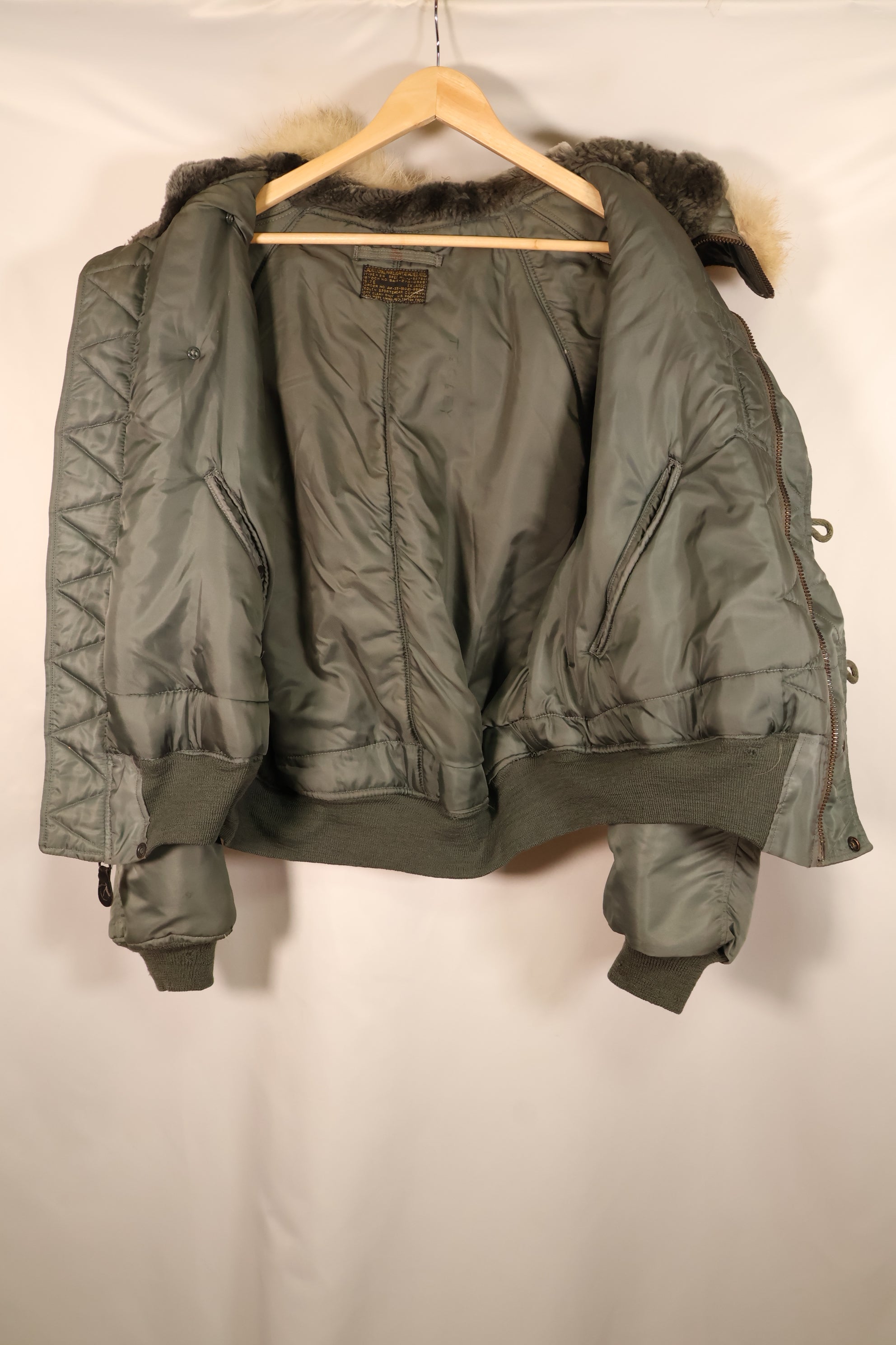 1950年代　EX-LARGE　アメリカ空軍　USAF　N2-B　フライトジャケット　状態良い　中古品