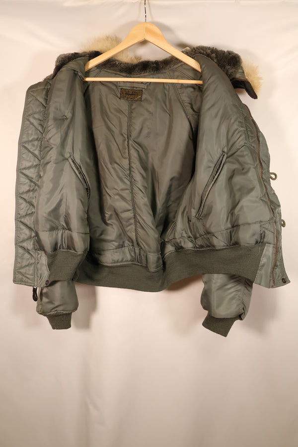 1950年代　EX-LARGE　アメリカ空軍　USAF　N2-B　フライトジャケット　状態良い　中古品