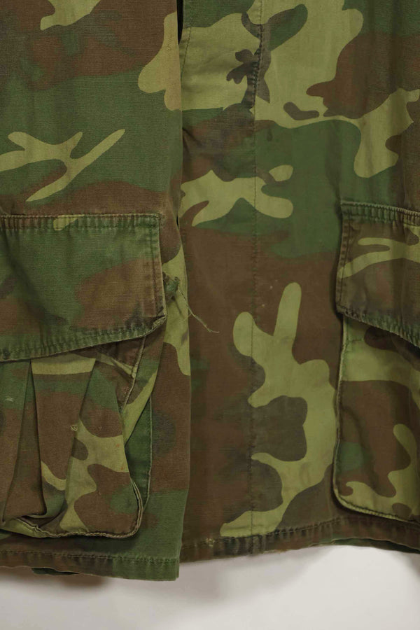 1966〜67年頃　ポップリン製　ERDL　初期プリント　ジャングルファティーグジャケット　サイズタグなし　中古品