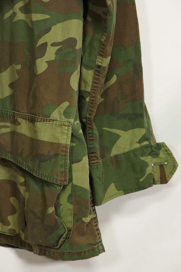 1966〜67年頃　ポップリン製　ERDL　初期プリント　ジャングルファティーグジャケット　サイズタグなし　中古品