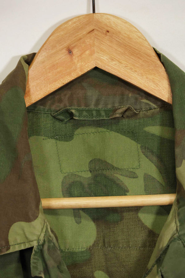 1966〜67年頃　ポップリン製　ERDL　初期プリント　ジャングルファティーグジャケット　サイズタグなし　中古品