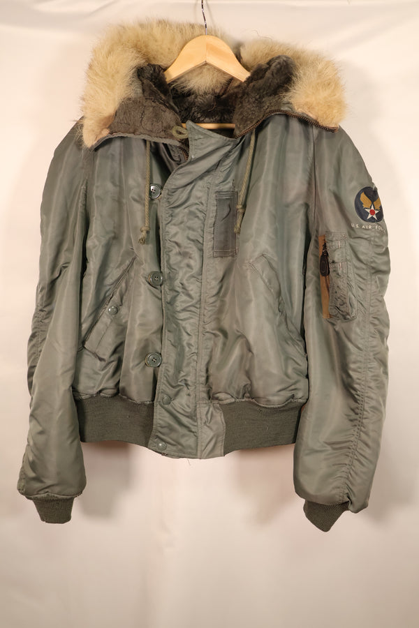 1950年代　EX-LARGE　アメリカ空軍　USAF　N2-B　フライトジャケット　状態良い　中古品