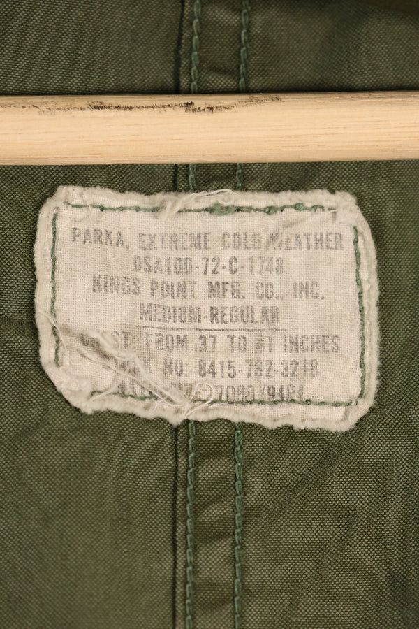 Year Mix 1972 Contract Shell M-R M65 Field Parka Set M51 with Liner Used C