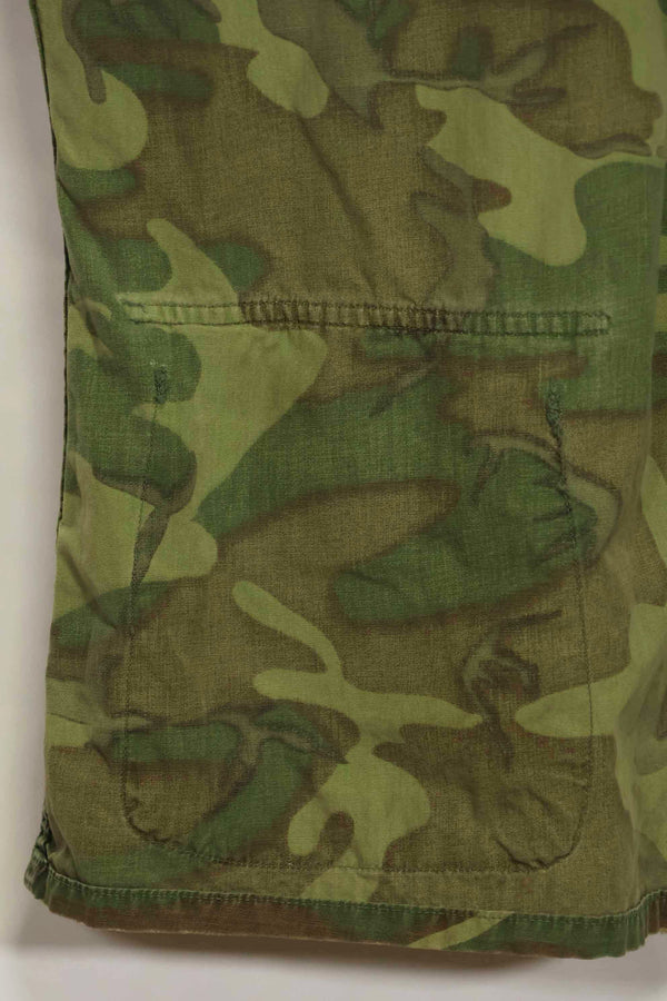 1966〜67年頃　ポップリン製　ERDL　初期プリント　ジャングルファティーグジャケット　サイズタグなし　中古品