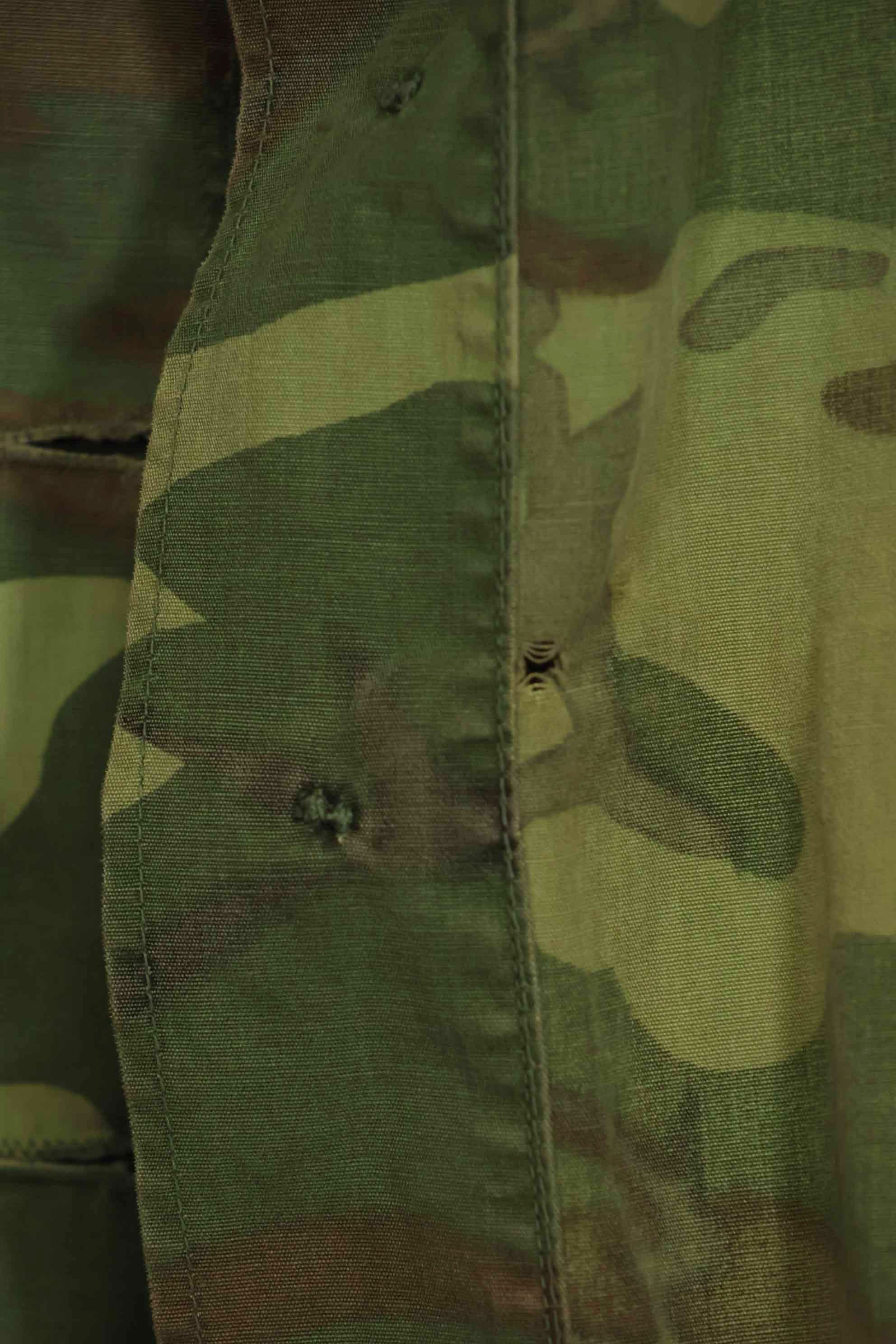 1966〜67年頃　ポップリン製　ERDL　初期プリント　ジャングルファティーグジャケット　サイズタグなし　中古品