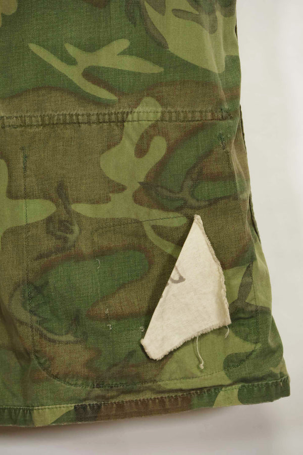 1966〜67年頃　ポップリン製　ERDL　初期プリント　ジャングルファティーグジャケット　サイズタグなし　中古品