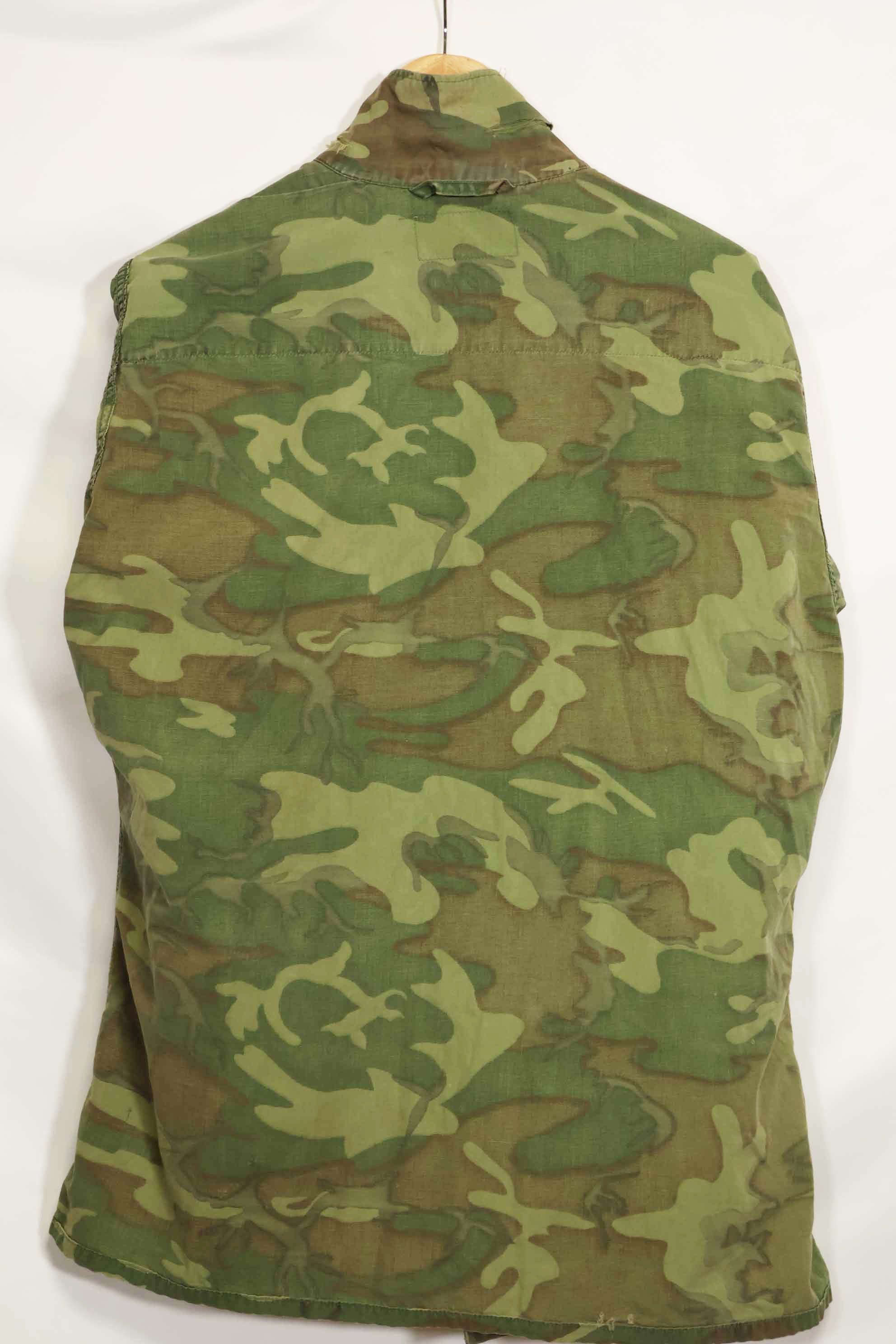 1966〜67年頃　ポップリン製　ERDL　初期プリント　ジャングルファティーグジャケット　サイズタグなし　中古品