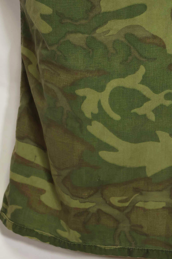 1966〜67年頃　ポップリン製　ERDL　初期プリント　ジャングルファティーグジャケット　サイズタグなし　中古品