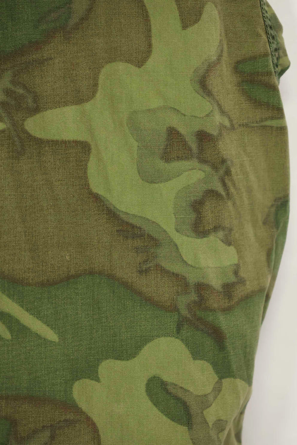 1966〜67年頃　ポップリン製　ERDL　初期プリント　ジャングルファティーグジャケット　サイズタグなし　中古品