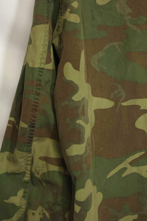 1966〜67年頃　ポップリン製　ERDL　初期プリント　ジャングルファティーグジャケット　サイズタグなし　中古品