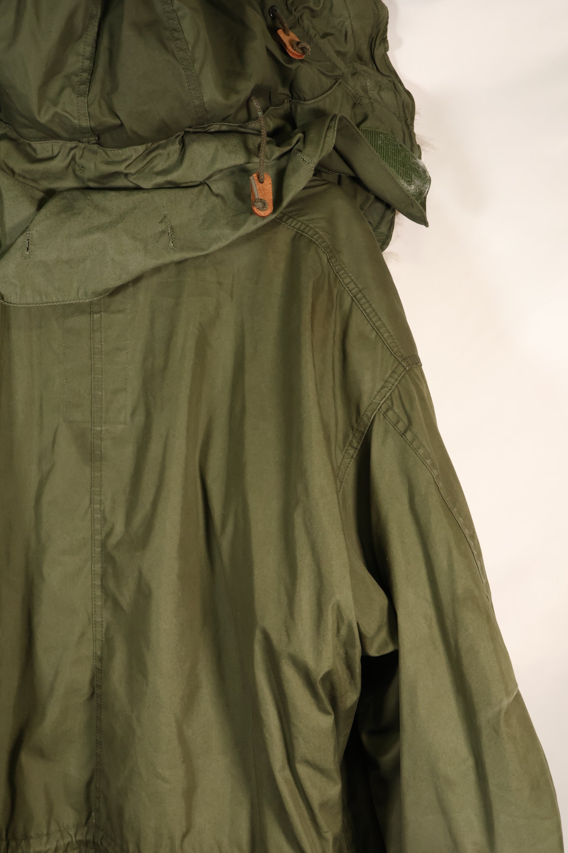 大号 M65 野战派克大衣套装 M51，带衬里，使用过，D