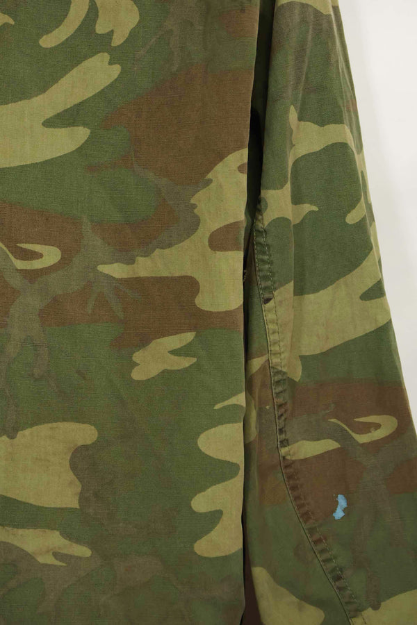 1966〜67年頃　ポップリン製　ERDL　初期プリント　ジャングルファティーグジャケット　サイズタグなし　中古品