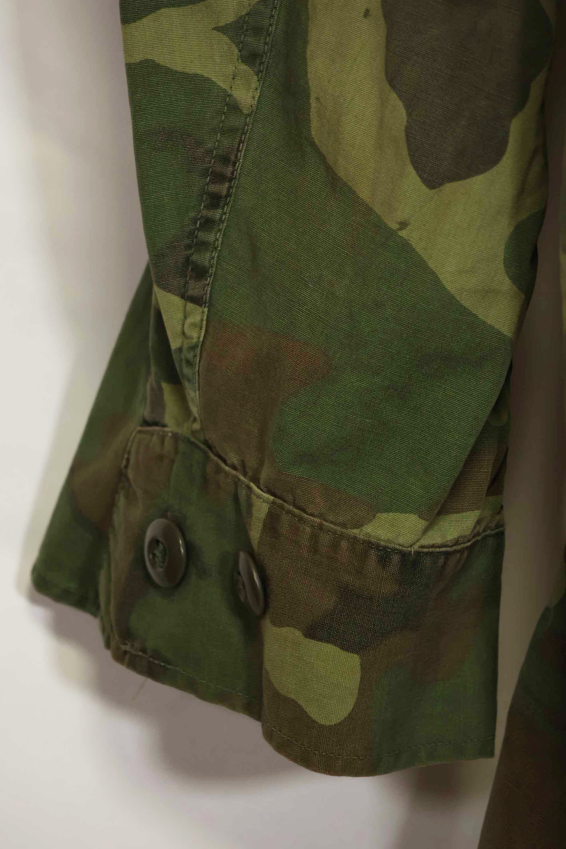 1966〜67年頃　ポップリン製　ERDL　初期プリント　ジャングルファティーグジャケット　サイズタグなし　中古品