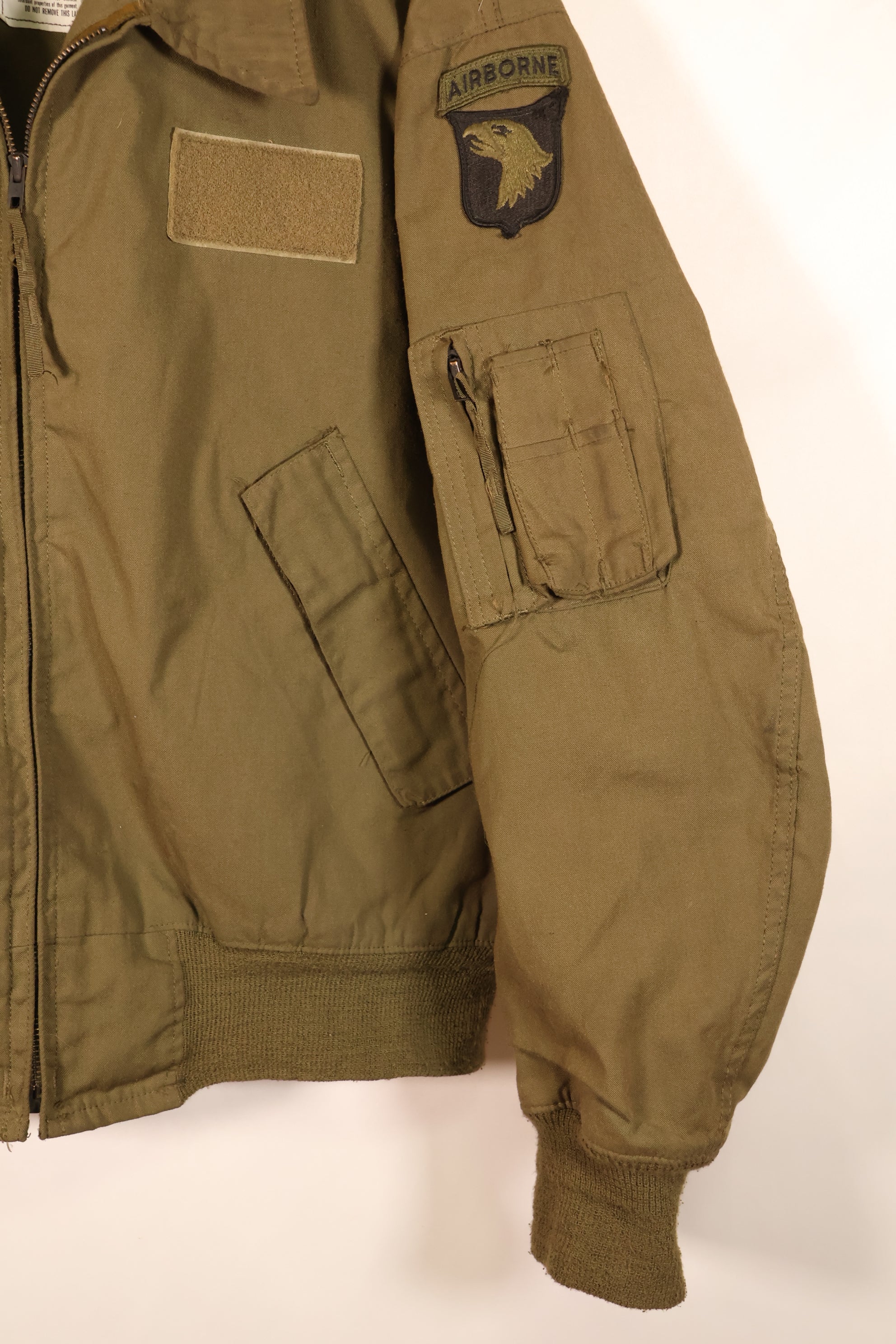 1990 Contract, L-R, U.S. Army, Pilot's Lightweight Jacket, Flight Jacket, Used