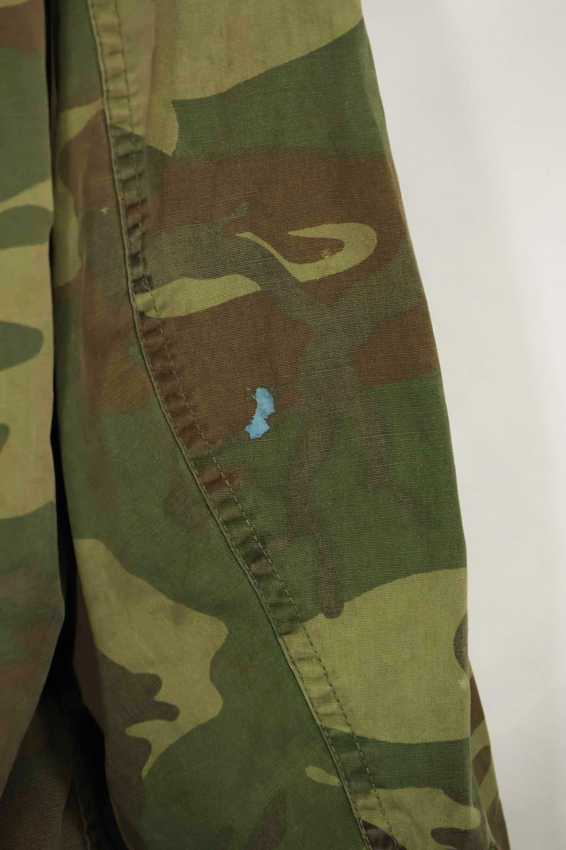 1966〜67年頃　ポップリン製　ERDL　初期プリント　ジャングルファティーグジャケット　サイズタグなし　中古品