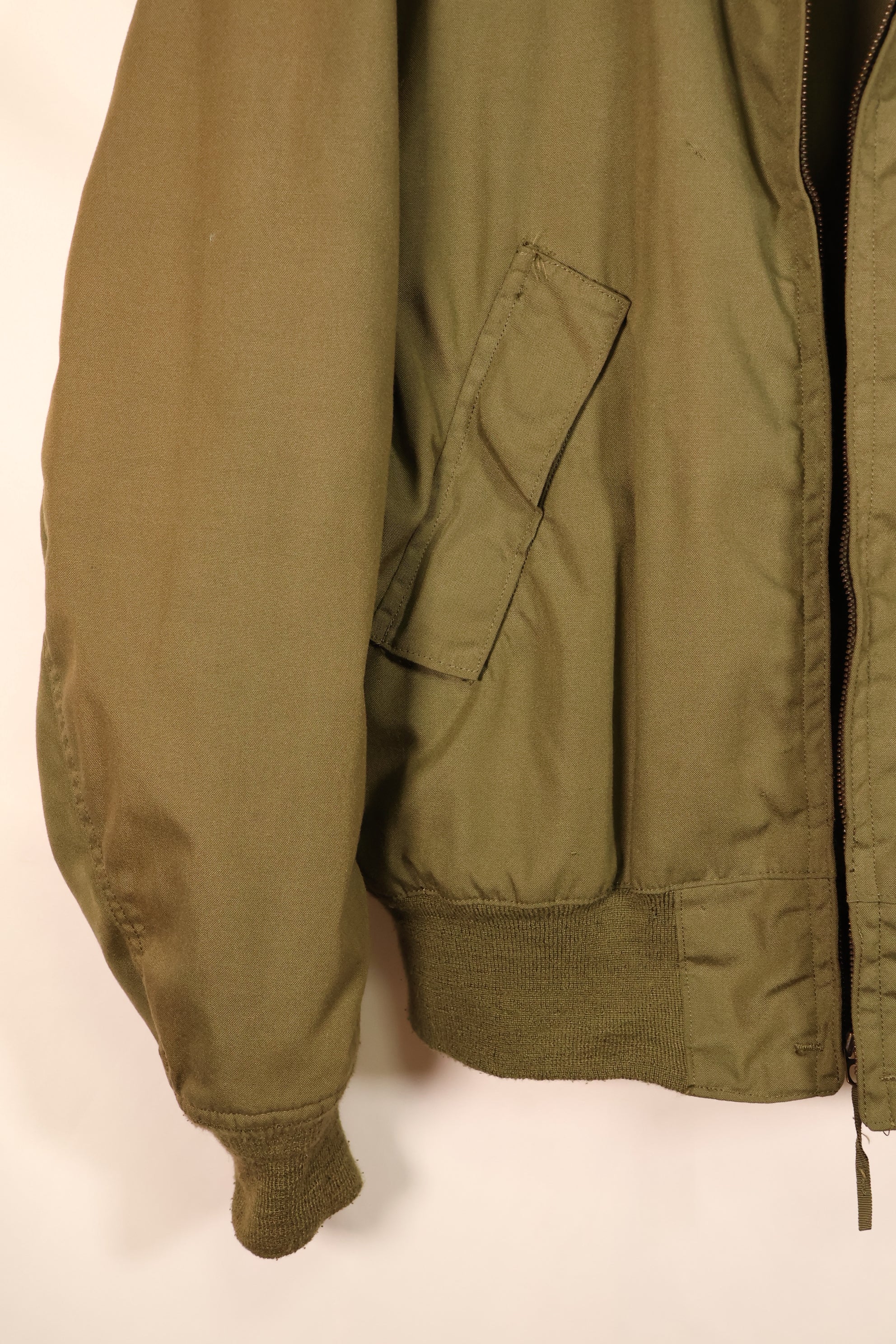 1979 Contract, L-L, NOMEX, U.S. Army, Pilot, Lightweight Jacket, Flight, Zipper Damaged, Used
