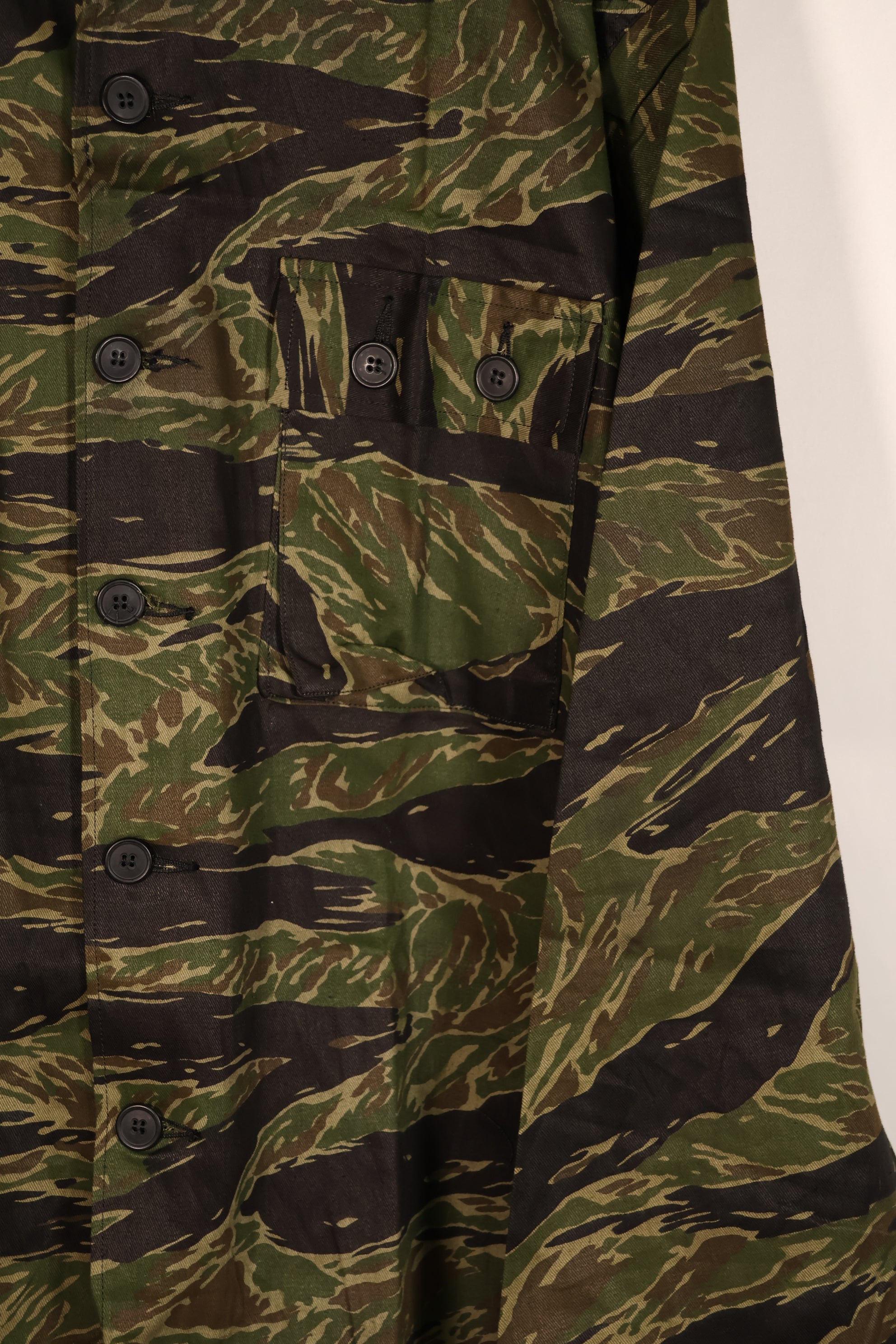 実物　TO81 タイガーストライプ　シャツ　US-XL　デッドストック