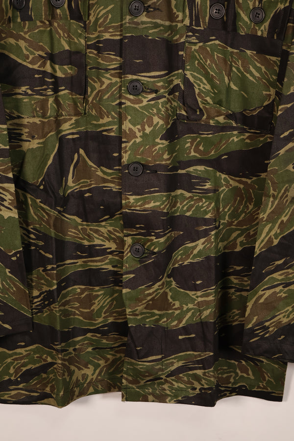 実物　TO81 タイガーストライプ　シャツ　US-XL　デッドストック