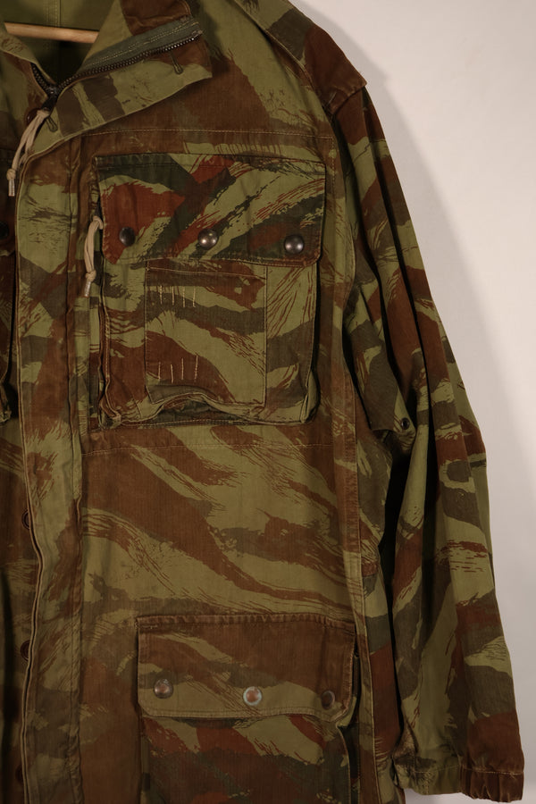 実物　インドシナ戦争　リザード迷彩　TAP 47/56　エアボーンジャケット　中古品