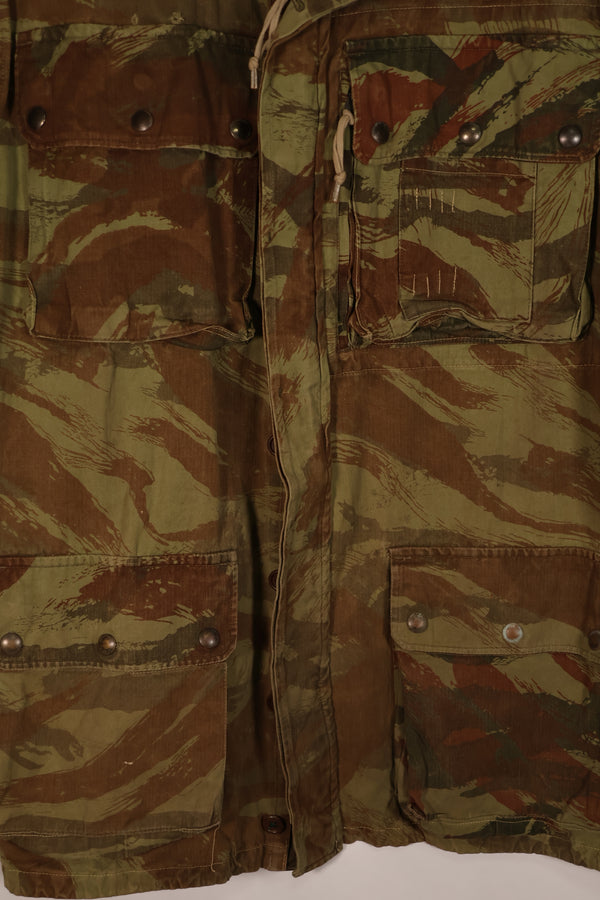 実物　インドシナ戦争　リザード迷彩　TAP 47/56　エアボーンジャケット　中古品