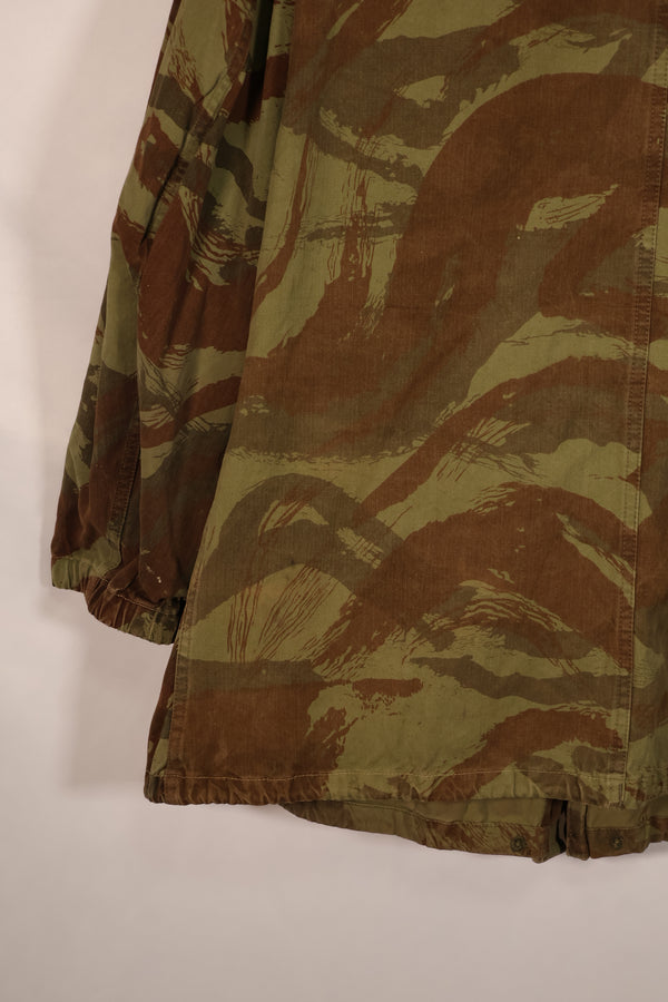 実物　インドシナ戦争　リザード迷彩　TAP 47/56　エアボーンジャケット　中古品