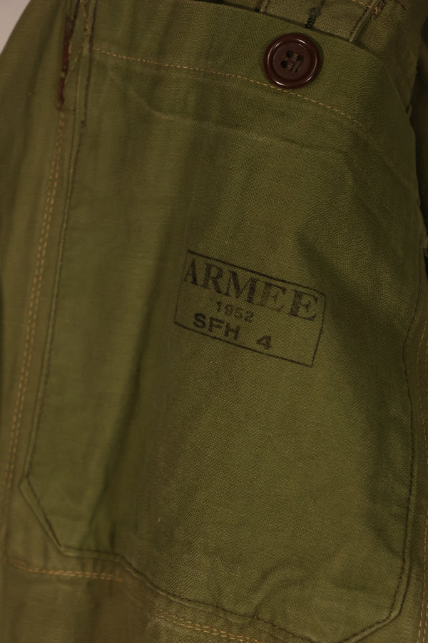 実物　インドシナ戦争　リザード迷彩　TAP 47/56　エアボーンジャケット　中古品