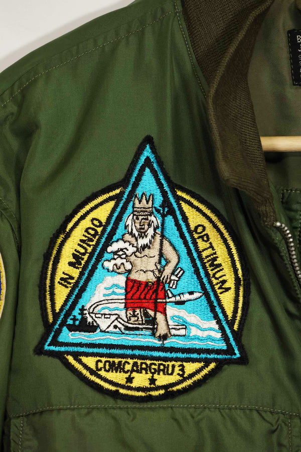 1963 Contract US Navy WEP(G-9) Flight Jacket USS Enterprise Size 40 Used