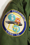 1963 Contract US Navy WEP(G-9) Flight Jacket USS Enterprise Size 40 Used