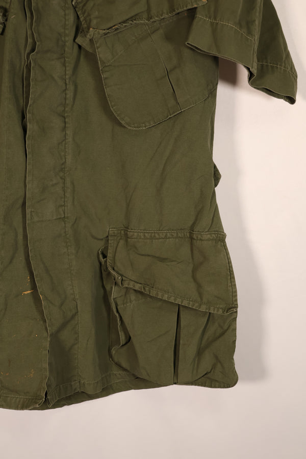 実物　日本製　2nd Model ジャングルファティーグ ジャケット　半袖カスタム　汚れあり　中古品