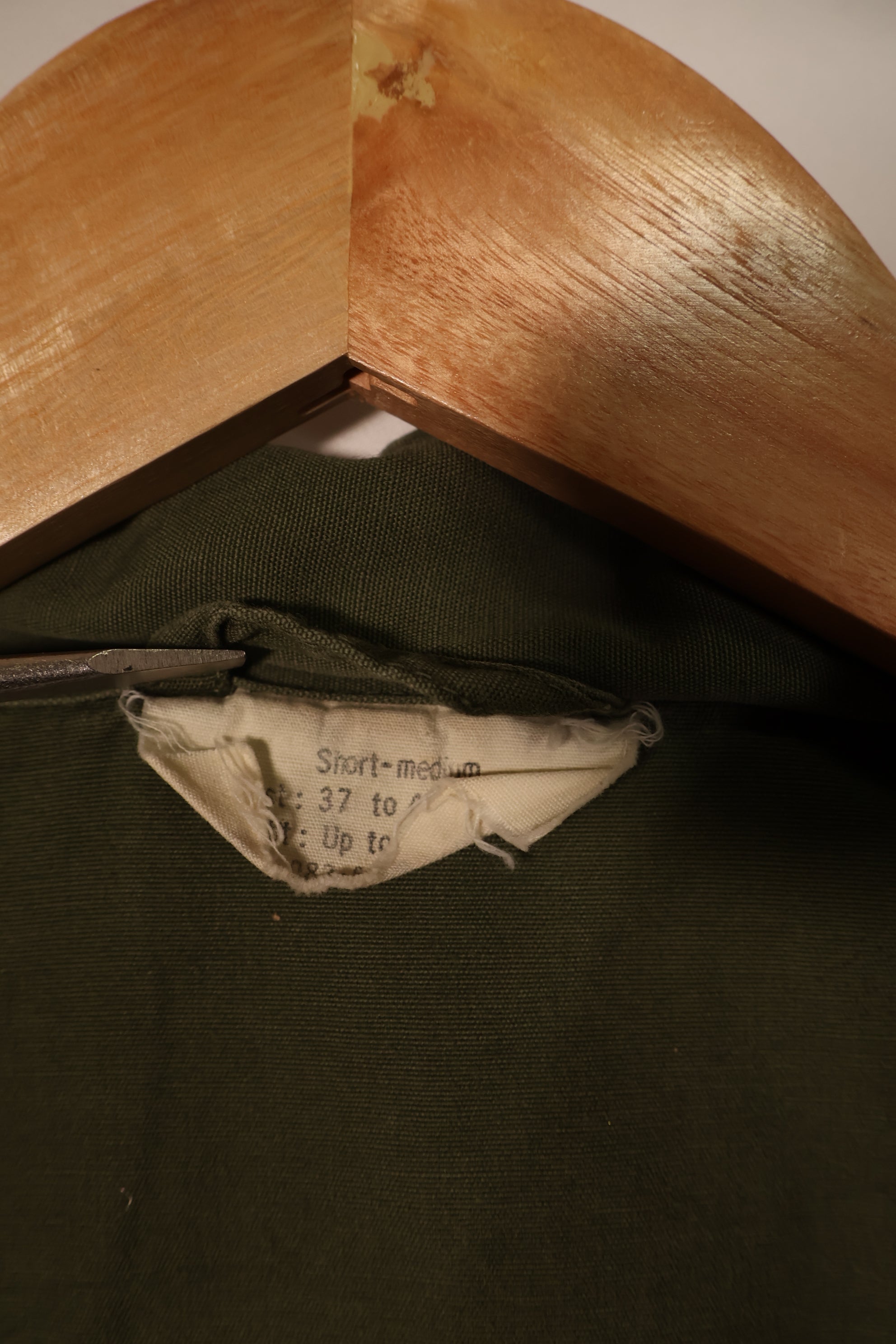 実物　日本製　2nd Model ジャングルファティーグ ジャケット　半袖カスタム　汚れあり　中古品