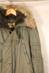 1971 Contract, SMALL, U.S. Air Force (USAF), N3-B Flight Jacket, With Back Stencil, Used