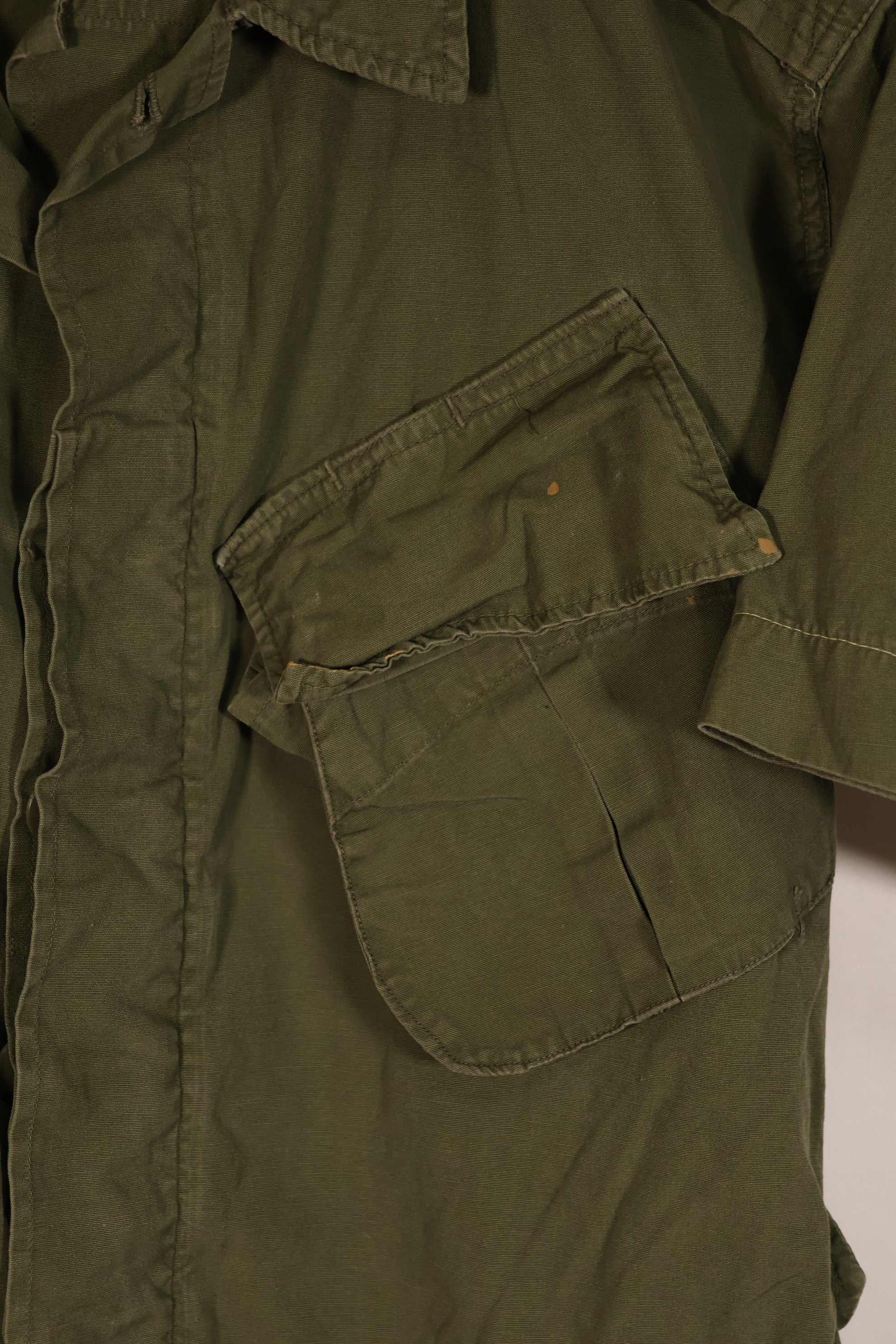 実物　日本製　2nd Model ジャングルファティーグ ジャケット　半袖カスタム　汚れあり　中古品