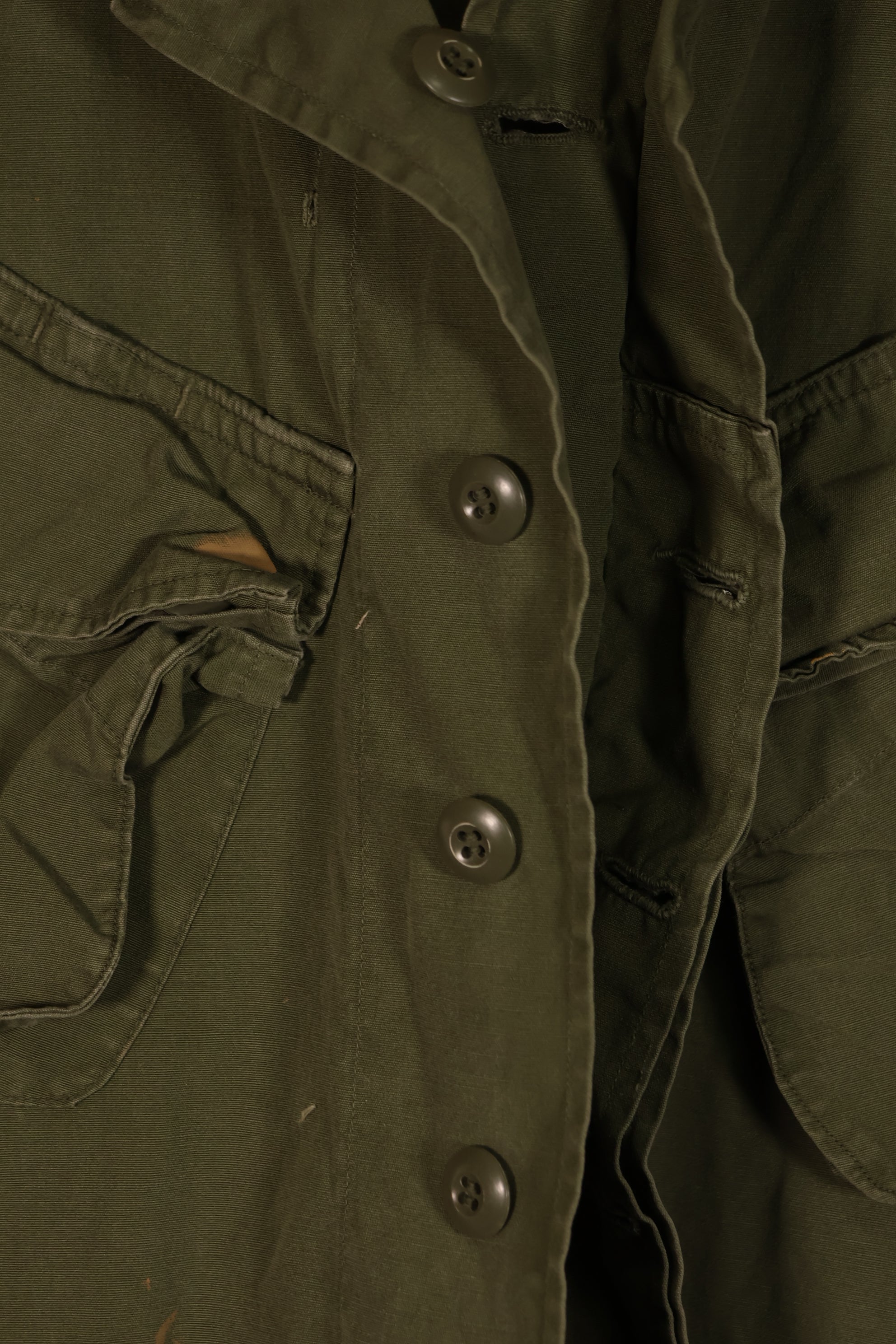 実物　日本製　2nd Model ジャングルファティーグ ジャケット　半袖カスタム　汚れあり　中古品