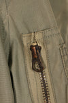 1971 Contract, SMALL, U.S. Air Force (USAF), N3-B Flight Jacket, With Back Stencil, Used