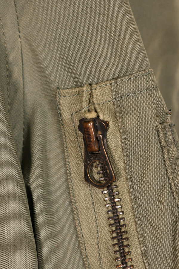 1971 Contract, SMALL, U.S. Air Force (USAF), N3-B Flight Jacket, With Back Stencil, Used