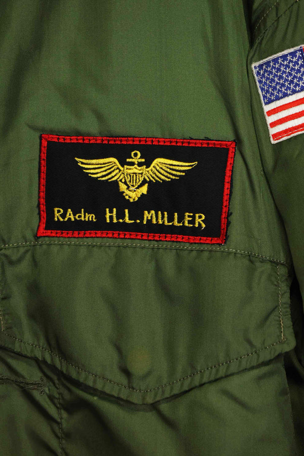 1963 Contract US Navy WEP(G-9) Flight Jacket USS Enterprise Size 40 Used