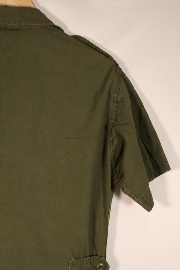 実物　日本製　2nd Model ジャングルファティーグ ジャケット　半袖カスタム　汚れあり　中古品