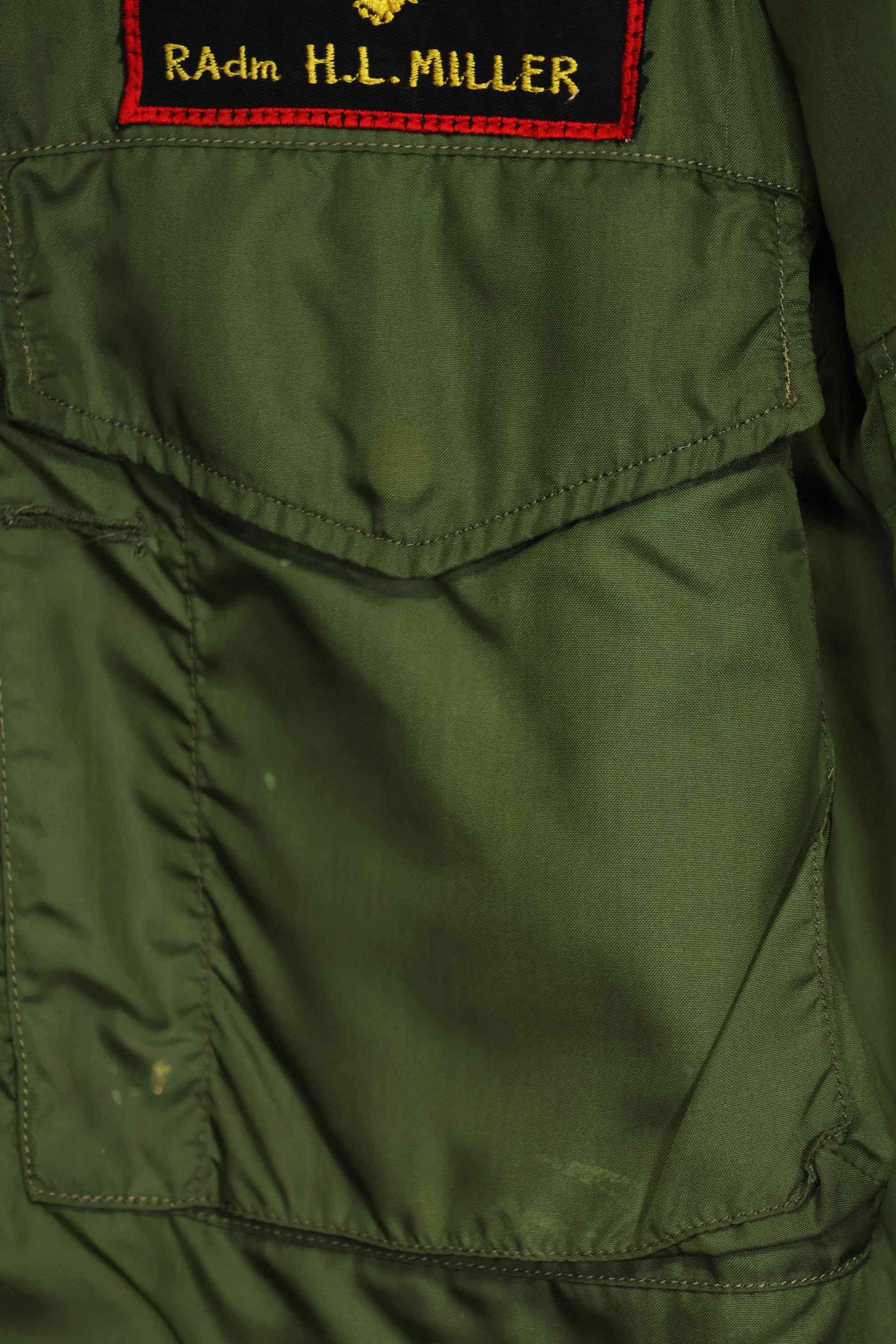 1963 Contract US Navy WEP(G-9) Flight Jacket USS Enterprise Size 40 Used