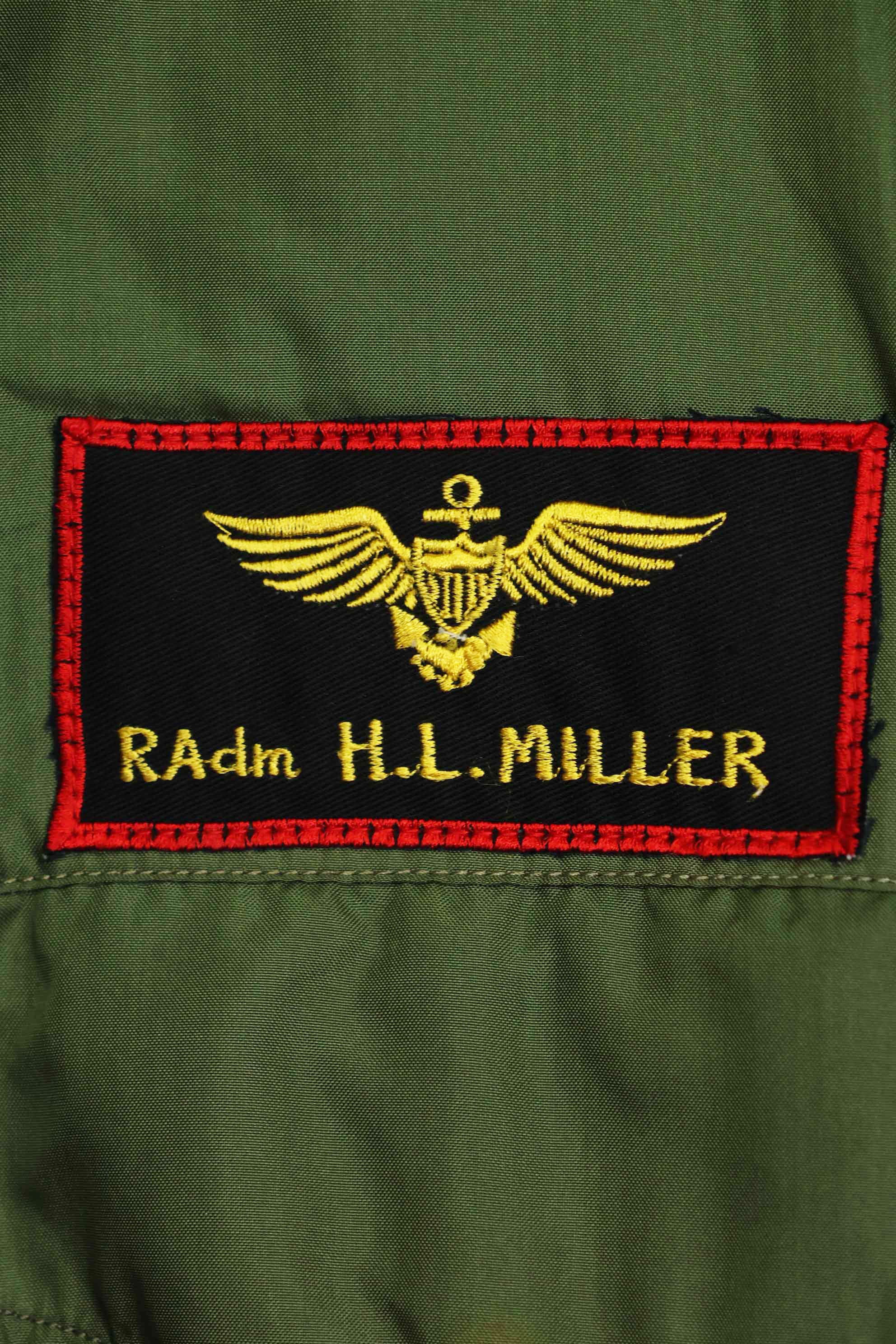 1963 Contract US Navy WEP(G-9) Flight Jacket USS Enterprise Size 40 Used