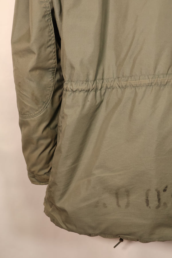1971 Contract, SMALL, U.S. Air Force (USAF), N3-B Flight Jacket, With Back Stencil, Used