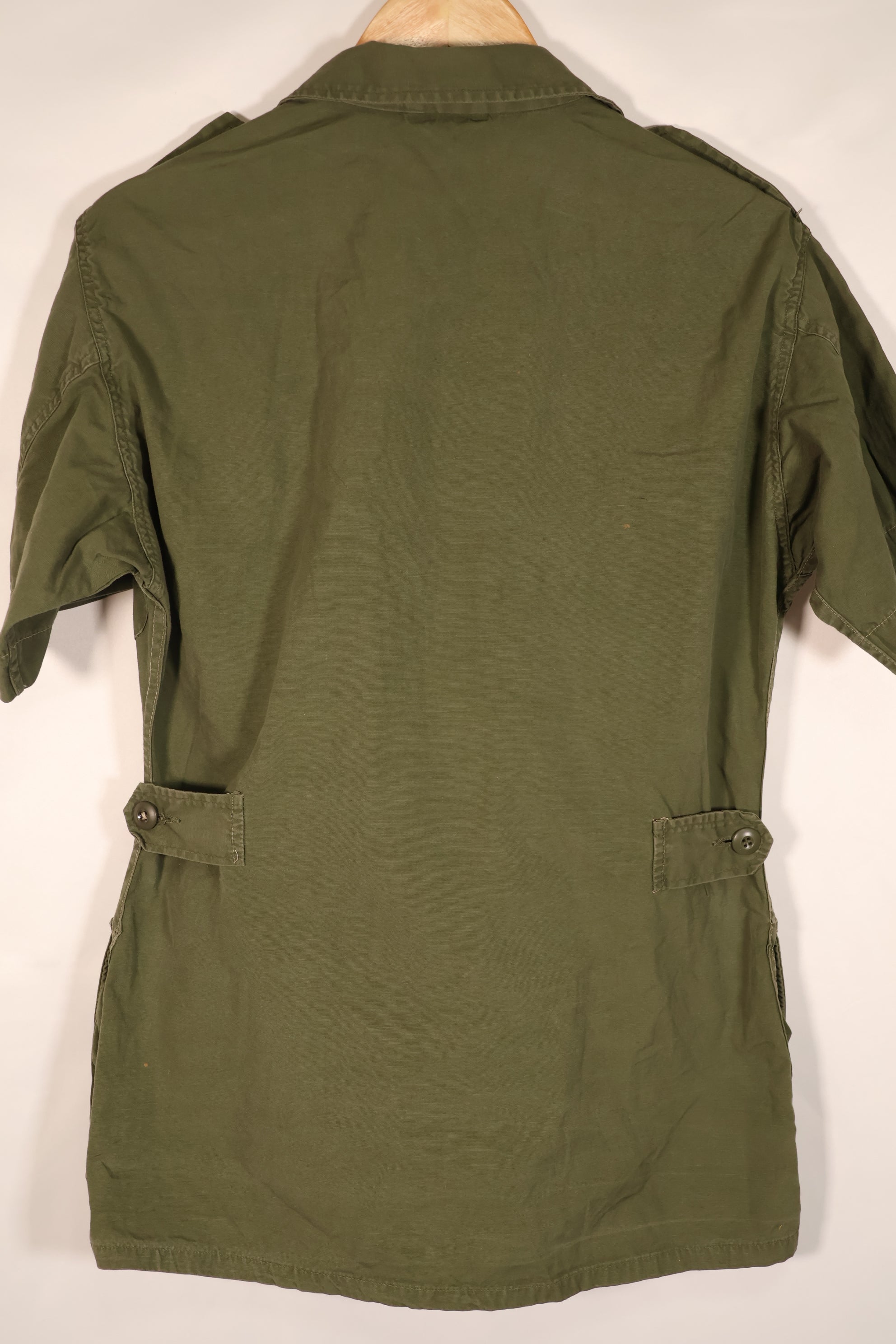 実物　日本製　2nd Model ジャングルファティーグ ジャケット　半袖カスタム　汚れあり　中古品