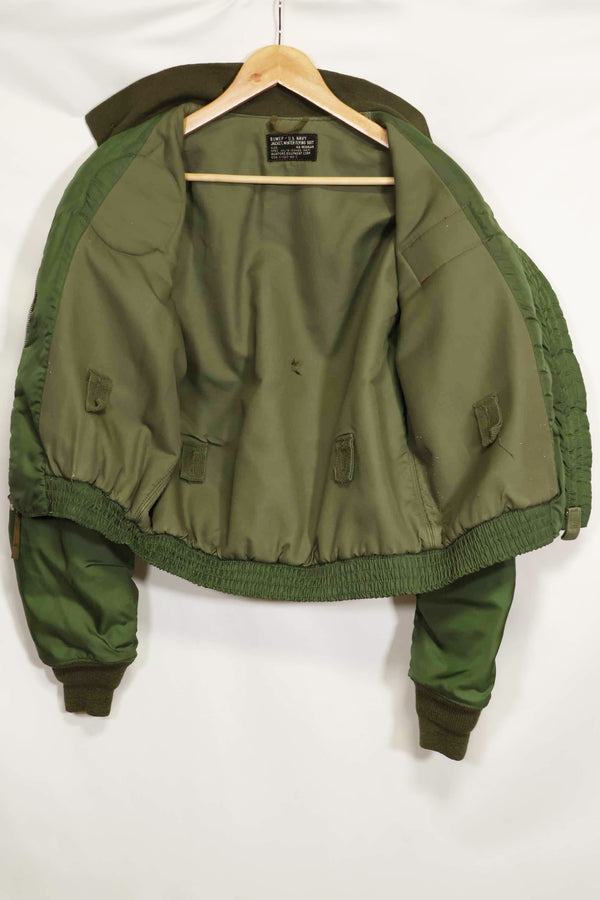 1963 Contract US Navy WEP(G-9) Flight Jacket USS Enterprise Size 40 Used