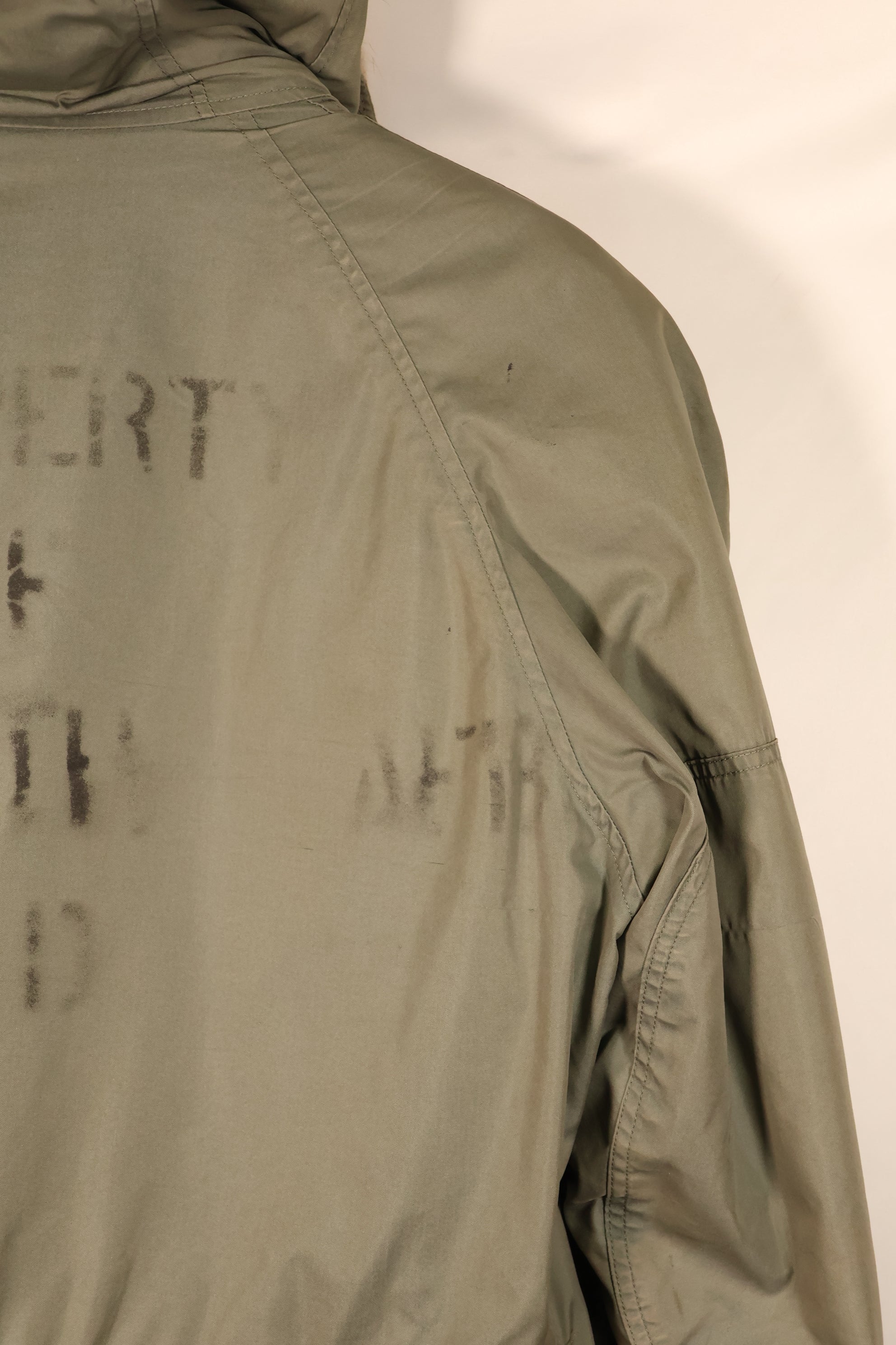 1971 Contract, SMALL, U.S. Air Force (USAF), N3-B Flight Jacket, With Back Stencil, Used