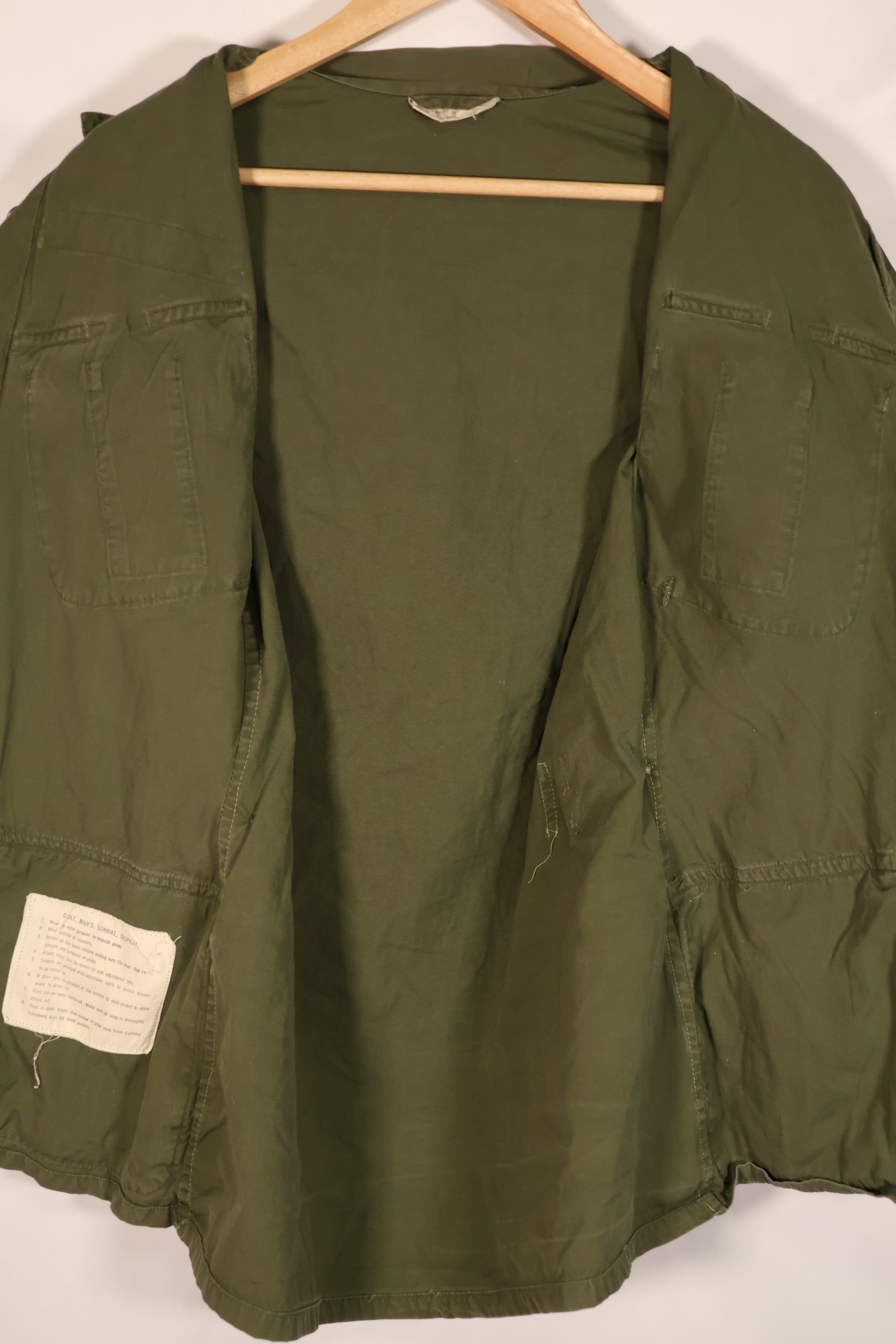 実物　日本製　2nd Model ジャングルファティーグ ジャケット　半袖カスタム　汚れあり　中古品