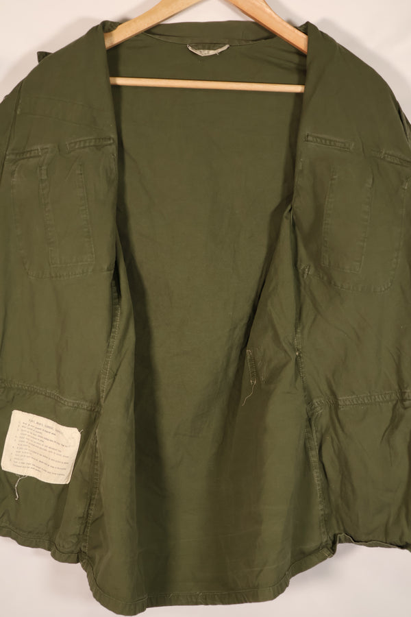 実物　日本製　2nd Model ジャングルファティーグ ジャケット　半袖カスタム　汚れあり　中古品