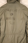 1971 Contract, SMALL, U.S. Air Force (USAF), N3-B Flight Jacket, With Back Stencil, Used