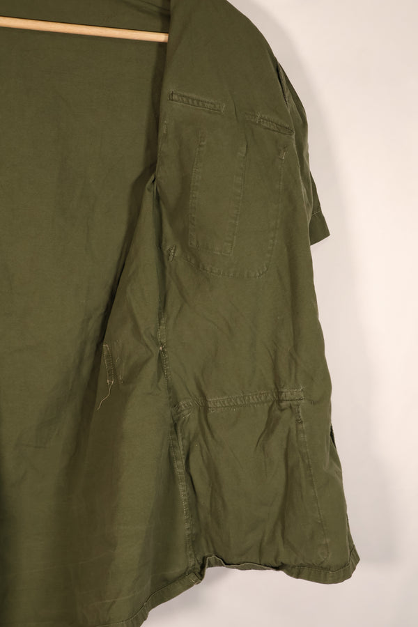 実物　日本製　2nd Model ジャングルファティーグ ジャケット　半袖カスタム　汚れあり　中古品